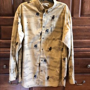 Men's Columbia Bird Dog Hunting Shirt SZ L